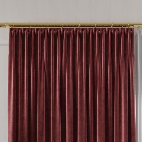 VELVET Tkanina na zasłony, wys. 300cm, kolor 046 winny VELVET/TZP/046/000300/1