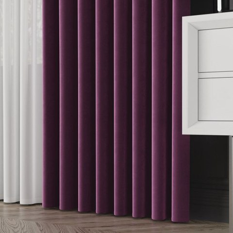 VELVET Tkanina na zasłony, wys. 300cm, kolor 050 fioletowy VELVET/TZP/050/000300/1
