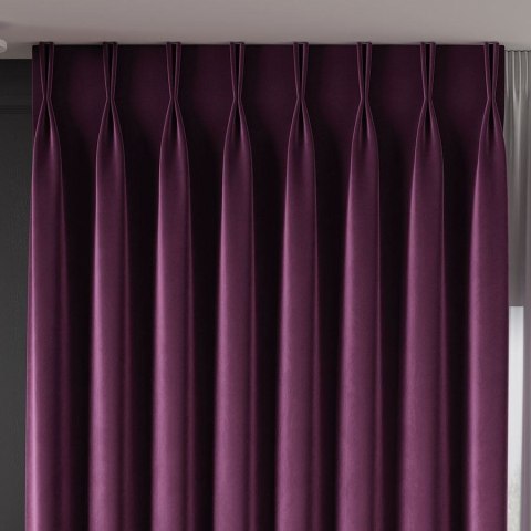 VELVET Tkanina na zasłony, wys. 300cm, kolor 050 fioletowy VELVET/TZP/050/000300/1
