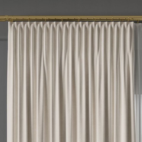 VELVET Tkanina na zasłony, wys. 300cm, kolor 056 ecru VELVET/TZP/056/000300/1