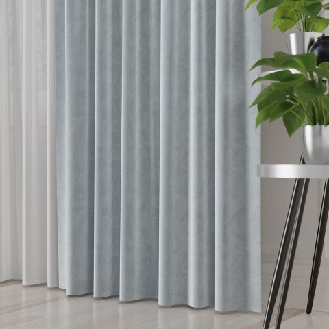 VELVET Tkanina na zasłony, wys. 300cm, kolor 060 szaro-niebieski VELVET/TZP/060/000300/1