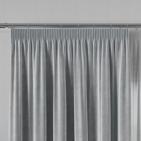 VELVET Tkanina na zasłony, wys. 300cm, kolor 067 jasny szary VELVET/TZP/067/000300/1