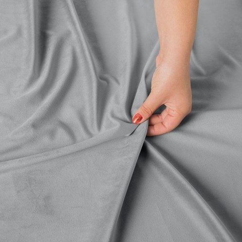 VELVET Tkanina na zasłony, wys. 300cm, kolor 067 jasny szary VELVET/TZP/067/000300/1