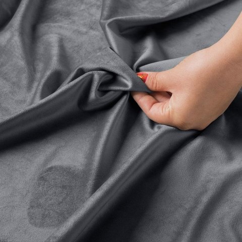 VELVET Tkanina na zasłony, wys. 300cm, kolor 070 ciemny szary VELVET/TZP/070/000300/1