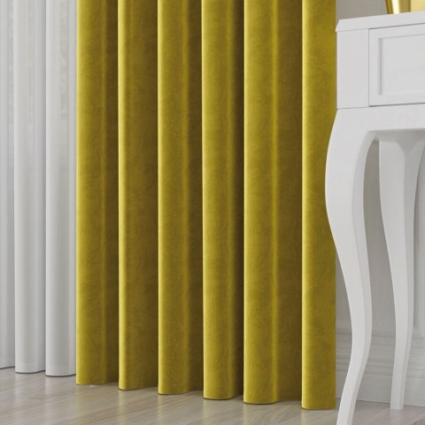 VELVET Tkanina na zasłony, wys. 300cm, kolor 089 jasny oliwkowy VELVET/TZP/089/000300/1