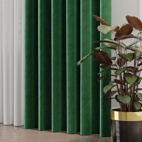 VELVET Tkanina na zasłony, wys. 300cm, kolor 093 szmaragdowy VELVET/TZP/093/000300/1
