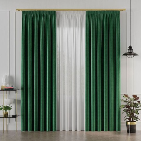 VELVET Tkanina na zasłony, wys. 300cm, kolor 093 szmaragdowy VELVET/TZP/093/000300/1