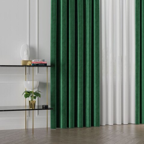 VELVET Tkanina na zasłony, wys. 300cm, kolor 093 szmaragdowy VELVET/TZP/093/000300/1