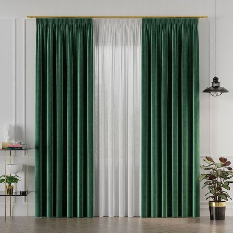 VELVET Tkanina na zasłony, wys. 300cm, kolor 094 butelkowy zielony VELVET/TZP/094/000300/1