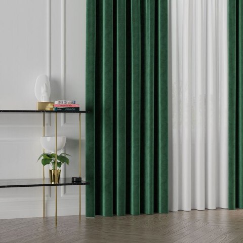 VELVET Tkanina na zasłony, wys. 300cm, kolor 094 butelkowy zielony VELVET/TZP/094/000300/1