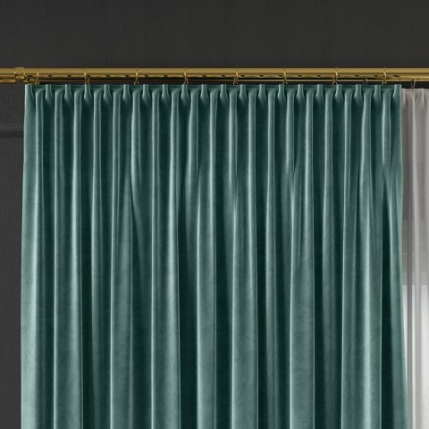 VELVET Tkanina na zasłony, wys. 300cm, kolor 102 morski VELVET/TZP/102/000300/1