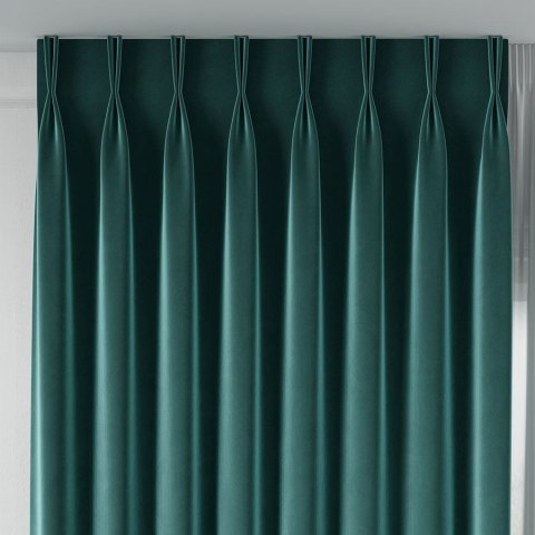 VELVET Tkanina na zasłony, wys. 300cm, kolor 106 petrol VELVET/TZP/106/000300/1