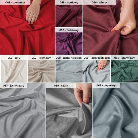 VELVET Tkanina na zasłony, wys. 300cm, kolor 108 ciemny niebieski VELVET/TZP/108/000300/1