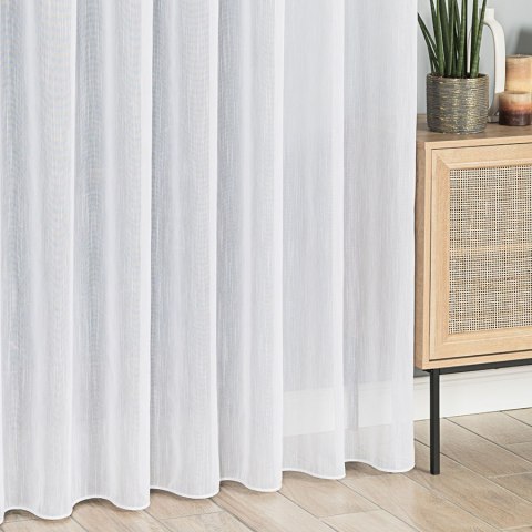 Firanka fantazyjna z ołowianką, wys. 310cm, kolor biały 001169/OLO/001/000310/1