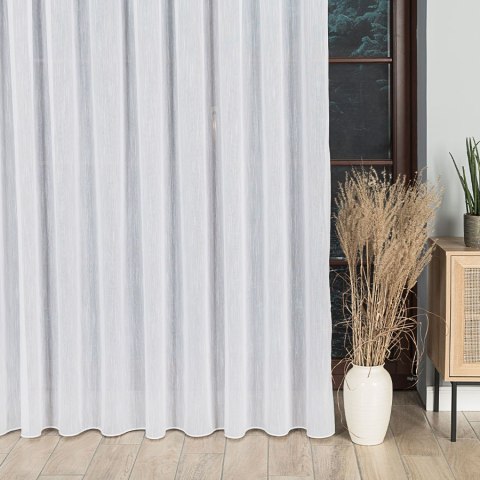 Firanka fantazyjna z ołowianką, wys. 310cm, kolor biały 001169/OLO/001/000310/1