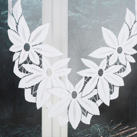 JADWIGA Firanka żakardowa gotowa, 140x500cm, kolor biały 019318/FBL/001/500140/1