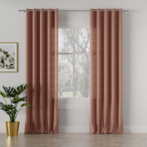 MILAS Tkanina na zasłony, wys. 320cm, kolor 363 chłodny ceglasty MILAS0/000/363/000320/1