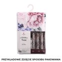 PEONI Zasłona gotowa velvetowa na taśmie/krytych szelkach, 250x140cm, kolor różowy TD0006/ZGT/001/14025