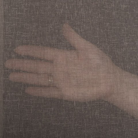 PETRA Firanka z ołowianką, wys. 320cm, kolor 007 brązowy 020910/000/007/000320/1