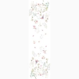 POLINA Bieżnik MILAS obszyty listwą, 38x160cm, kolor różowy P00128/KSP/L01/038160/1