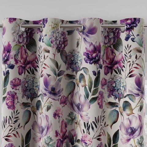 WERA Tkanina na zasłony typu MILAS, szer. 150cm, kolor fioletowy D00132/MIL/002/150000/1