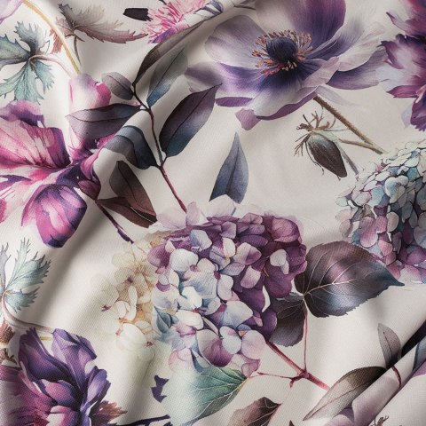 WERA Tkanina na zasłony typu MILAS, szer. 150cm, kolor fioletowy D00132/MIL/002/150000/1