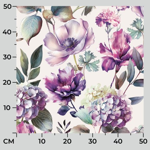 WERA Tkanina na zasłony typu MILAS, szer. 150cm, kolor fioletowy D00132/MIL/002/150000/1