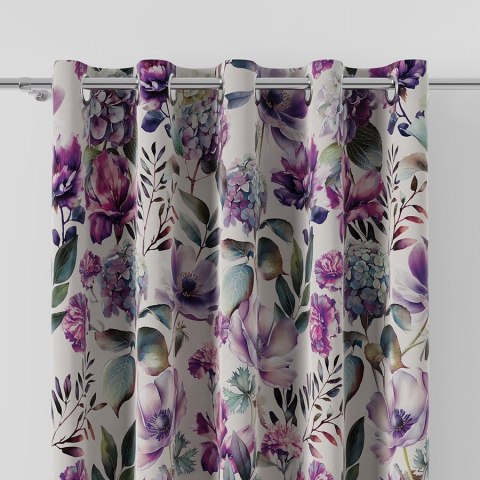 WERA Tkanina na zasłony typu MILAS, szer. 150cm, kolor fioletowy D00132/MIL/002/150000/1