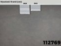Zazdrostka z aplikacją ze wzorem pasowym, wys. 40cm, kolor biały 112769