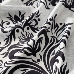 ALEXIS Tkanina dekoracyjna BLANKO, 145cm, kolor biały z czarnym D00125/BLA/001/145000/1