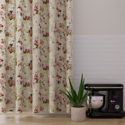 ELIANA 041 Tkanina na zasłony, typu TZ7030, szer. 140cm, kolor różowy TZ0041/TDM/001/140000/1