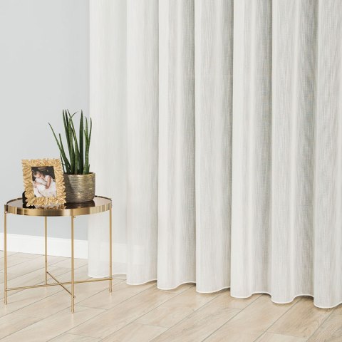 Firanka fantazyjna z ołowianka, wys. 250cm, kolor kremowy 000128/OLO/012/000250/1