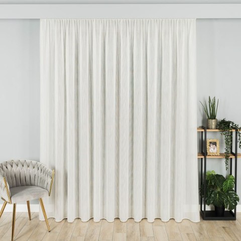 Firanka fantazyjna z ołowianka, wys. 250cm, kolor kremowy 000128/OLO/012/000250/1