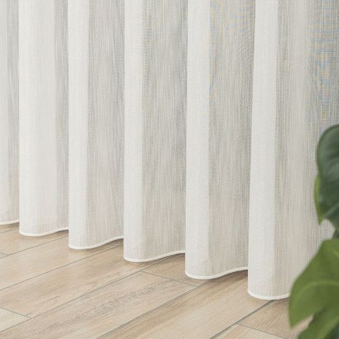 Firanka fantazyjna z ołowianka, wys. 250cm, kolor kremowy 000128/OLO/012/000250/1