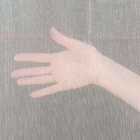 Firanka fantazyjna z ołowianką, wys. 300cm, kolor kremowy z błyskiem 318578/OLO/004/000300/1