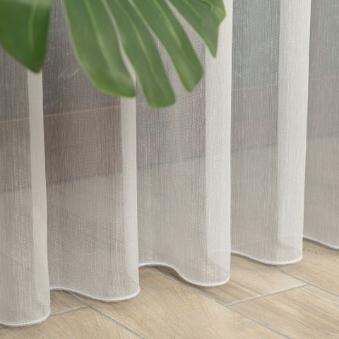 Firanka fantazyjna z ołowianka, wys. 300cm, kolor szary z błyskiem 318578/OLO/005/000300/1