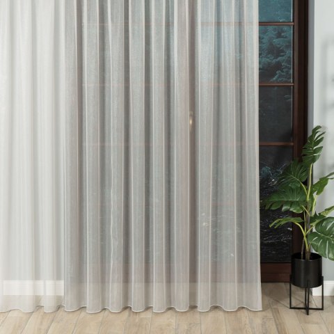 Firanka fantazyjna z ołowianka, wys. 300cm, kolor szary z błyskiem 318578/OLO/005/000300/1