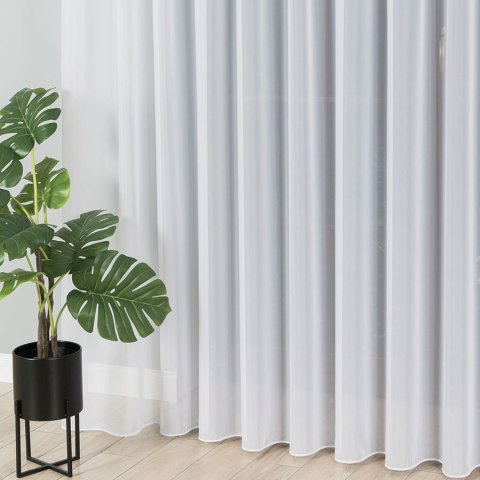 Firanka fantazyjna z ołowianką, wys. 350cm, kolor biały WOAL00/OLO/001/000350/1