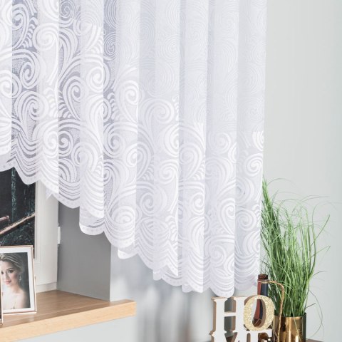 KINGA Firanka żakardowa gotowa, 160x500cm, kolor biały 023391/FBL/001/500160/1
