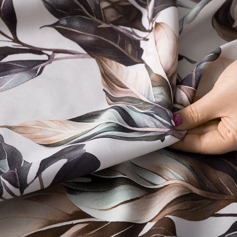 SAMANTA Tkanina na zasłony typu MILAS, szer. 150cm, kolor beżowy D00126/MIL/001/150000/1