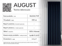 AUGUST Tkanina dekoracyjna, wys. 320cm, kolor 532 niebieski 065555/TDP/532/000320/1