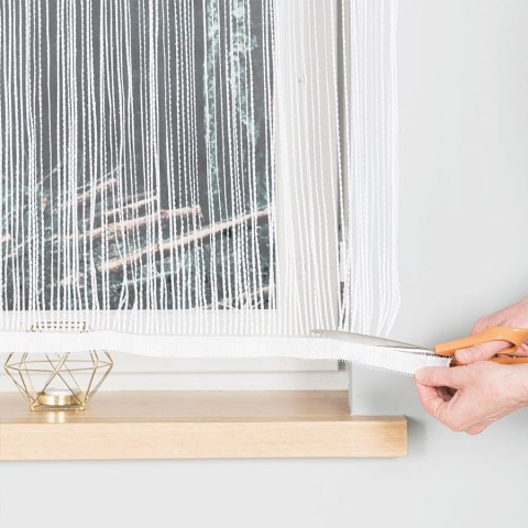 MAHIKA Makrama żakardowa gotowa, 160x160cm, kolor biały 001475/PBL/001/160160/1