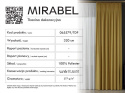 MIRABEL Tkanina dekoracyjna, wys. 320cm, kolor 902 grafitowy 065579/TDP/902/000320/1