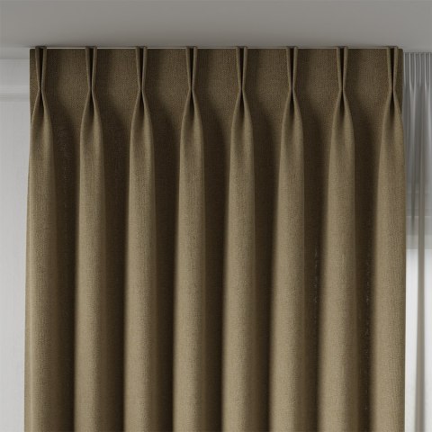MIRABEL Tkanina na zasłony, wys. 320cm, kolor 921 oliwkowy zielony 065579/TDP/921/000320/1