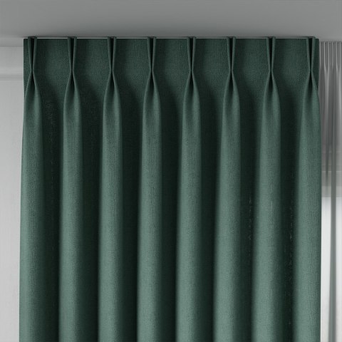 MIRABEL Tkanina na zasłony, wys. 320cm, kolor 928 szmaragdowy zielony 065579/TDP/928/000320/1