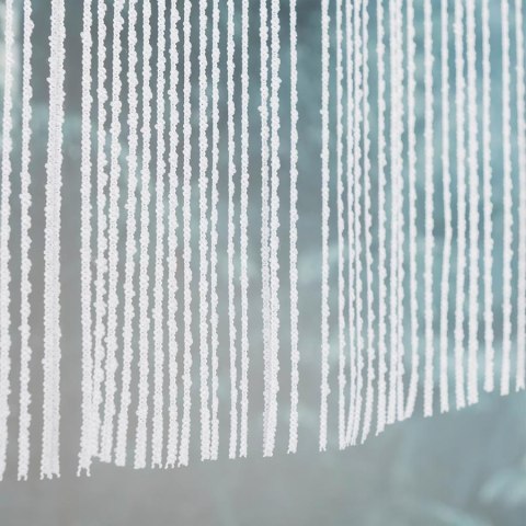 RANI Makrama żakardowa gotowa, 160x90cm, kolor biały 001474/PBL/001/160090/1