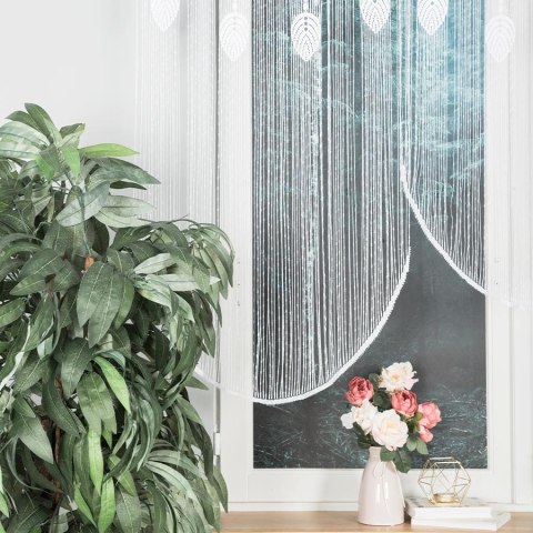 RANI Makrama żakardowa gotowa, 60x120cm, kolor biały 001474/PBL/001/060120/1