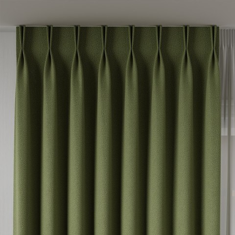 RUFUS Tkanina na zasłony dwustronna, wys. 320cm, kolor 684 zielony TD0017/TDP/684/000320/1