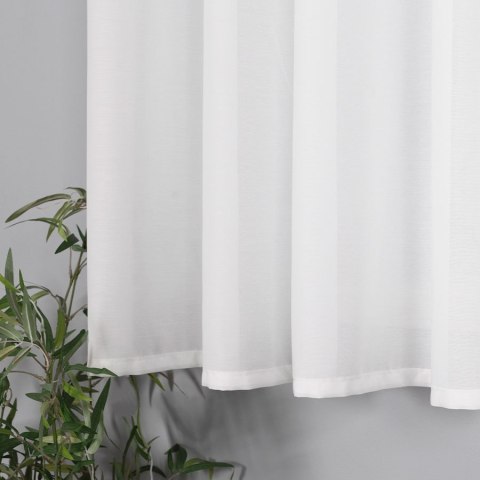 BASIC Zasłona gotowa na przelotkach, 170x145cm, kolor 010 biały TD0005/ZGP/010/145170/1