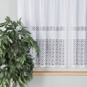 Firanka żakardowa, pasowa, wys. 150cm, kolor biały 018869/000/001/000150/1